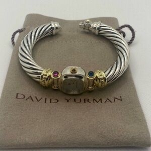 **Authentic Rare**David Yurman Cable Watch Excellent Condition Swiss Movement